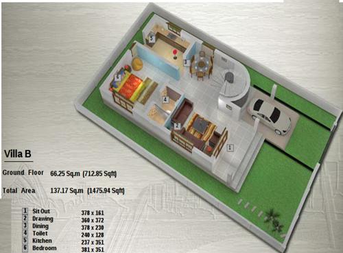 Surabhi Green Courtyard (3BHK+3T (1,475 sq ft) 1475 sq ft) Surabhi Green Courtyard (3BHK+3T (1,475 sq ft) 1475 sq ft)
