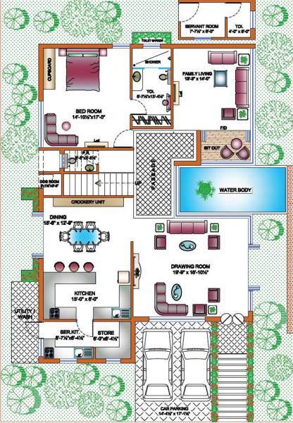 Ground Floor Plan lakewood Floor Plan Ground Floor Plan