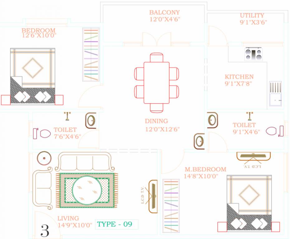 Bhanu Elegance (2BHK+2T (1,145 sq ft) 1145 sq ft) Bhanu Elegance (2BHK+2T (1,145 sq ft) 1145 sq ft)