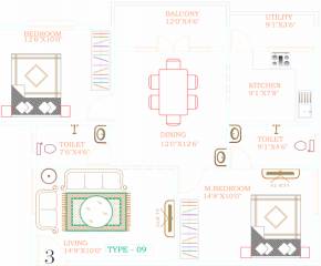 Bhanu Elegance (2BHK+2T (1,145 sq ft) 1145 sq ft) Bhanu Elegance (2BHK+2T (1,145 sq ft) 1145 sq ft)