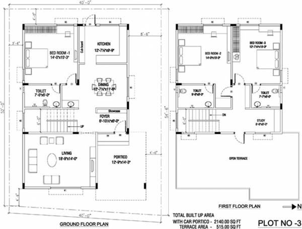 M1 Brick Field Shelters (3BHK+3T (2,140 sq ft)   Study Room 2140 sq ft)