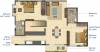 Cumins Estates Cedar Woods Lower Level Penthouse Plan (3BHK+3T (1,930 sq ft) 1930 sq ft)