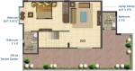 Upper Level Penthouse Plan (3BHK+3T (1,930 sq ft) 1930 sq ft) Cumins Estates Cedar Woods Upper Level Penthouse Plan (3BHK+3T (1,930 sq ft) 1930 sq ft)
