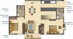 Lower Level Penthouse Plan (3BHK+3T (1,830 sq ft) 1830 sq ft) Cumins Estates Cedar Woods Lower Level Penthouse Plan (3BHK+3T (1,830 sq ft) 1830 sq ft)