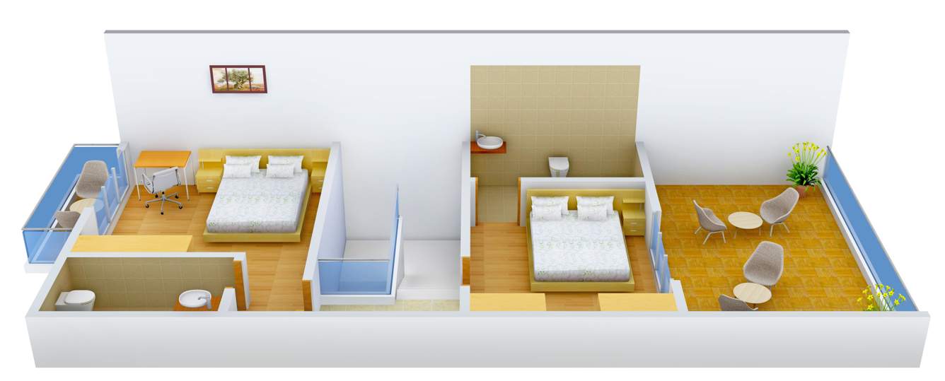 Linc Elouera (3BHK+3T (1,614 sq ft) 1614 sq ft)