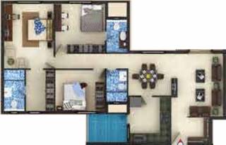 Golechha Mangalam Shraddha (3BHK+3T (1,710 sq ft) 1710 sq ft)