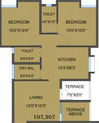 Maple Aapla Ghar Wai (2BHK+2T (797 sq ft) 797 sq ft) Maple Aapla Ghar Wai (2BHK+2T (797 sq ft) 797 sq ft)