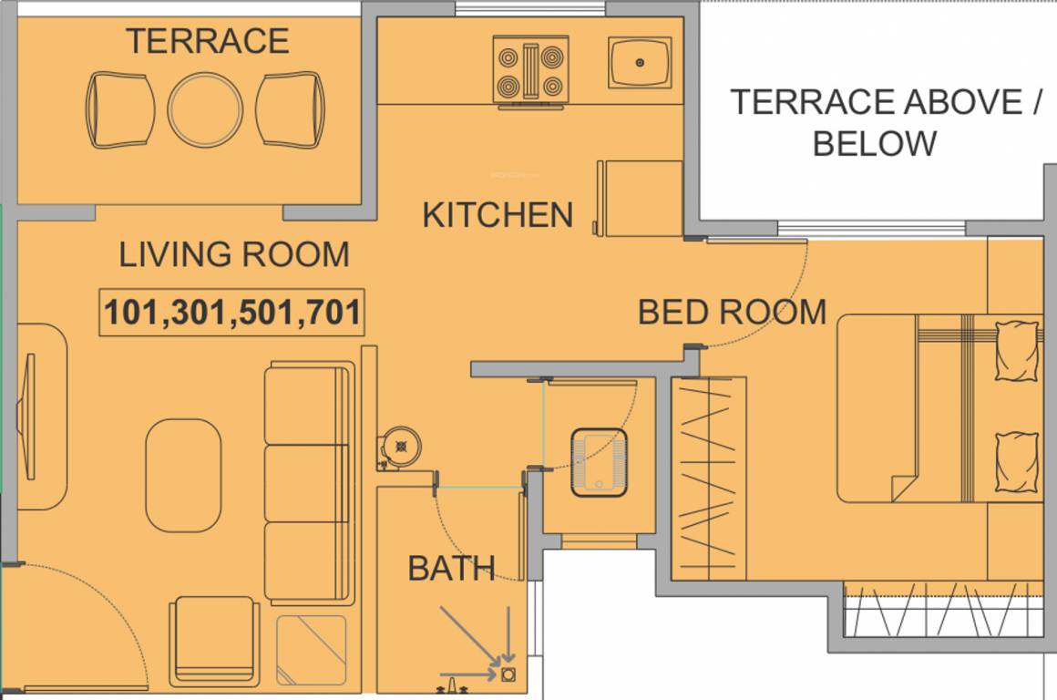 Maple Aapla Ghar Wagholi Annex (1BHK+1T (524 sq ft) 524 sq ft) Maple Aapla Ghar Wagholi Annex (1BHK+1T (524 sq ft) 524 sq ft)
