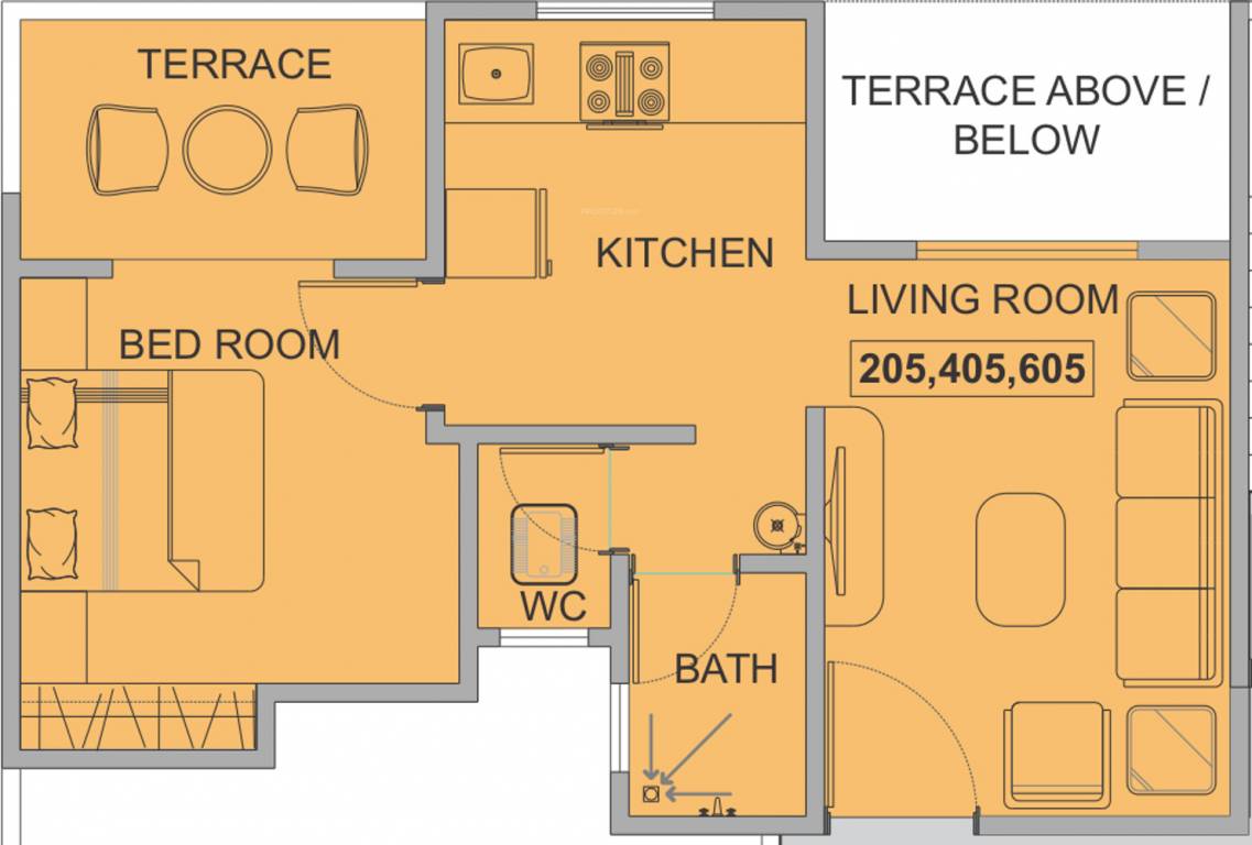Maple Aapla Ghar Wagholi Annex (1BHK+1T (529 sq ft) 529 sq ft) Maple Aapla Ghar Wagholi Annex (1BHK+1T (529 sq ft) 529 sq ft)