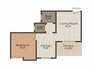 Maple Aapla Ghar Paud (1BHK+1T (475 sq ft) 475 sq ft)