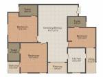 Ashadeep Gulmohar Elite (3BHK+3T (1,406 sq ft) 1406 sq ft)