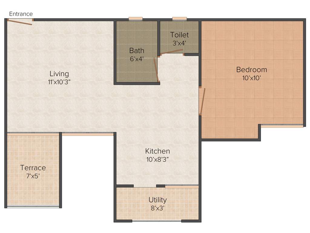 Maple Aapla Ghar Chakan Talegaon (1BHK+1T (575 sq ft) 575 sq ft)