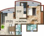 DP Swastik Floresta (1BHK+2T (724 sq ft) 724 sq ft)