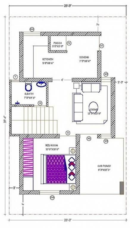 G9 Delight (3BHK+3T (1,900 sq ft) 1900 sq ft)