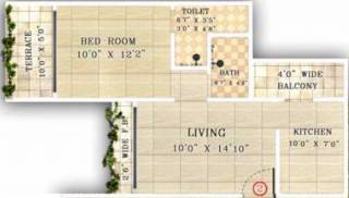 Anmol Shanti Niketan (1BHK+2T (720 sq ft) 720 sq ft) Anmol Shanti Niketan (1BHK+2T (720 sq ft) 720 sq ft)