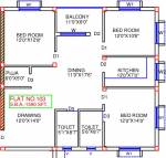 Metro Satellite City Phase III (3BHK+2T (1,590 sq ft) 1590 sq ft) Metro Satellite City Phase III (3BHK+2T (1,590 sq ft) 1590 sq ft)