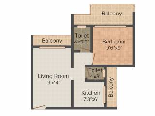 Aavishkaar Aavishkaar Corner (1BHK+2T (650 sq ft) 650 sq ft)