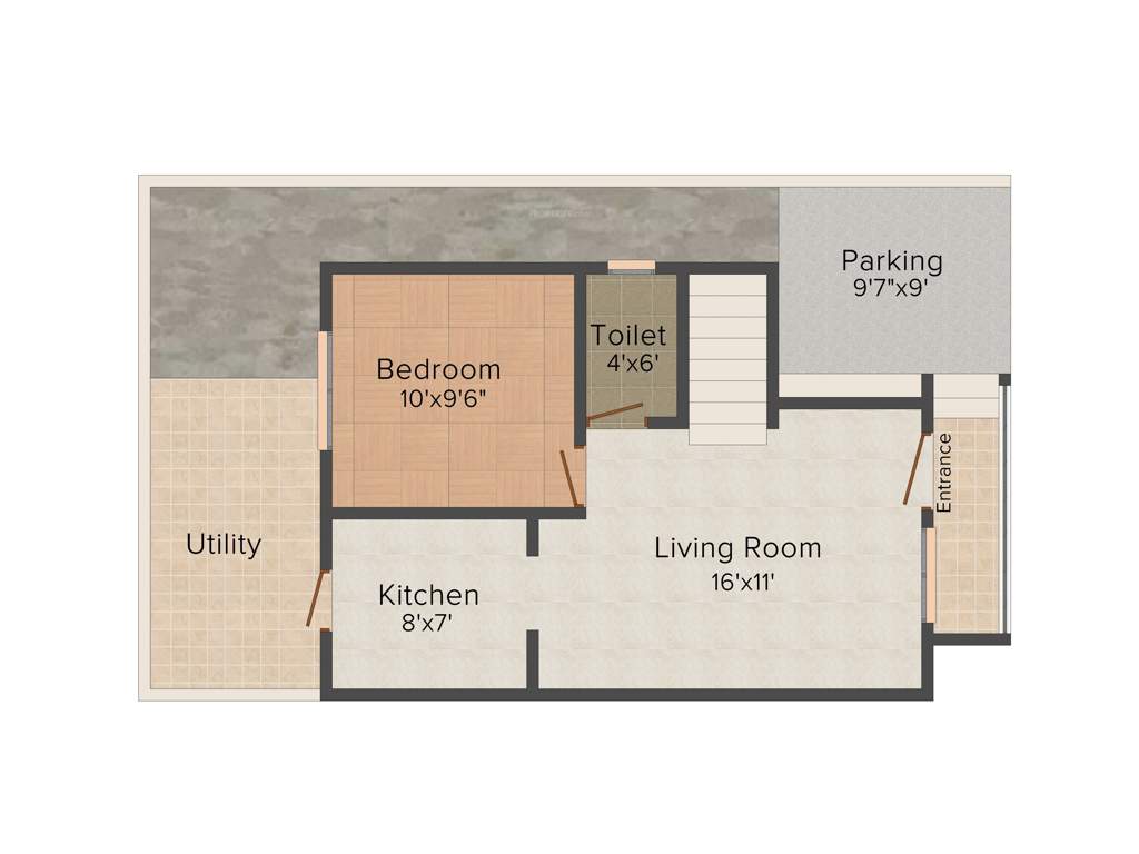 Vedant Lifestyle (3BHK+3T (1,295 sq ft) 1295 sq ft)