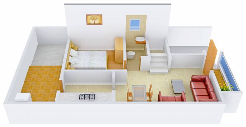 Vedant Lifestyle (3BHK+3T (1,295 sq ft) 1295 sq ft)
