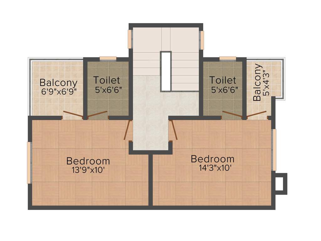 Vedant Lifestyle (3BHK+3T (1,295 sq ft) 1295 sq ft)