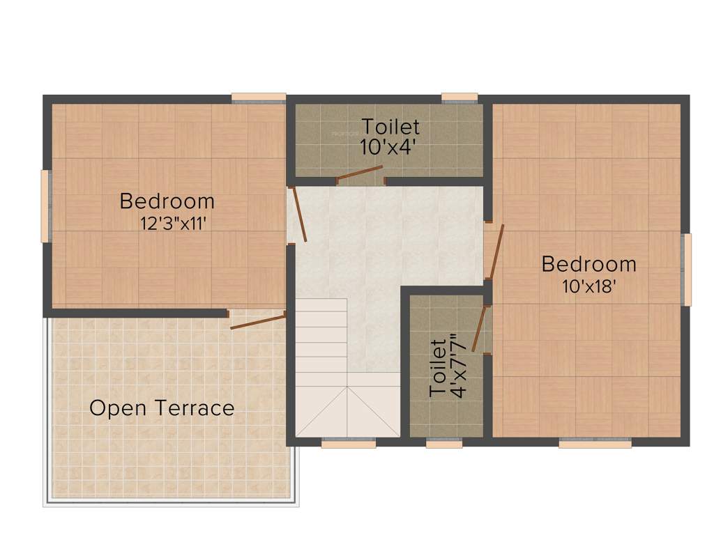 KK Shri Sai Villas (3BHK+3T (1,345 sq ft) 1345 sq ft)