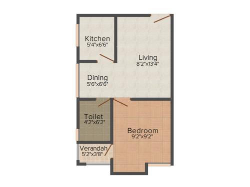 Sonia Greens (1BHK+1T (445 sq ft) 445 sq ft) Sonia Greens (1BHK+1T (445 sq ft) 445 sq ft)