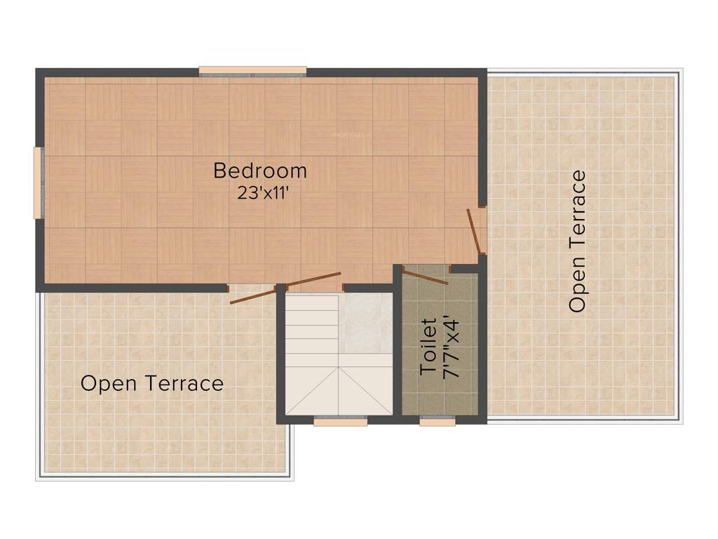 KK Shri Sai Villas (2BHK+2T (1,132 sq ft) 1132 sq ft)