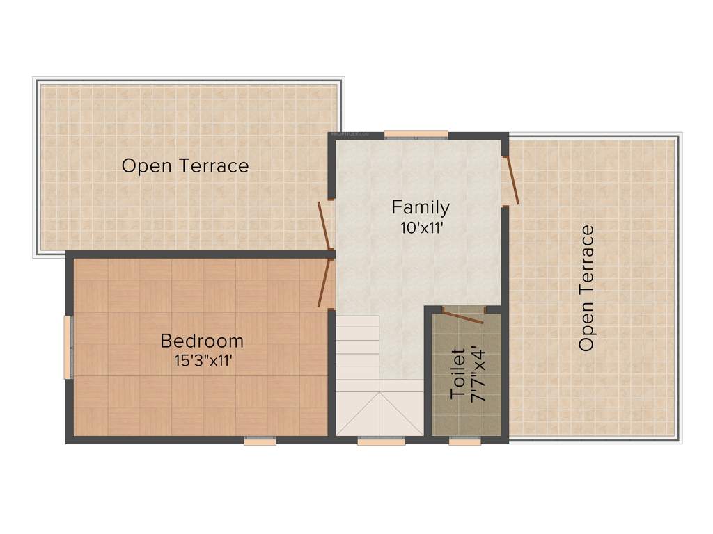 KK Shri Sai Villas (2BHK+2T (1,250 sq ft) 1250 sq ft)