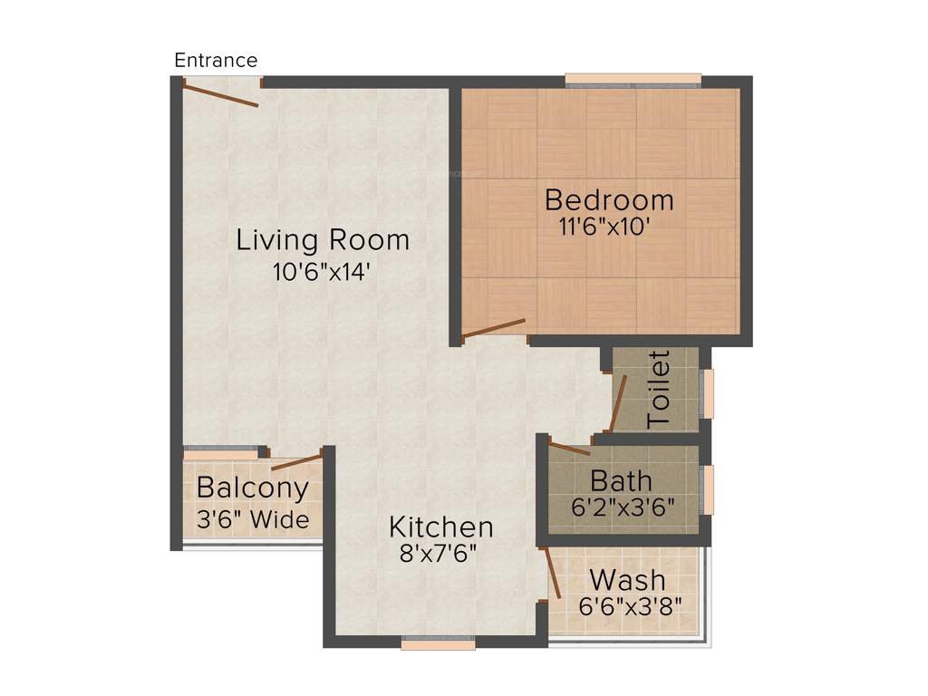 Lakshya Live In (1BHK+1T (650 sq ft) 650 sq ft)