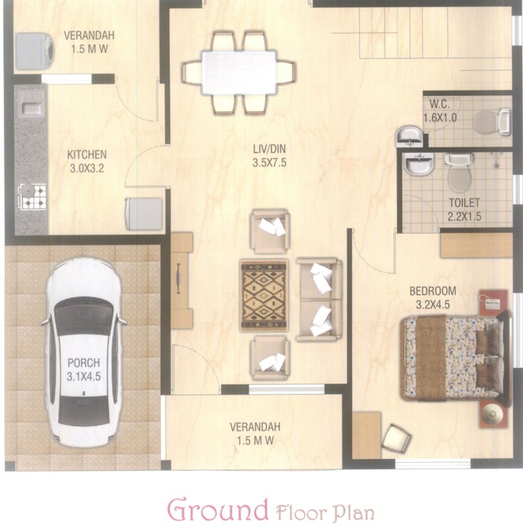 Talak Madhuban Villas (3BHK+3T (2,014 sq ft) 2014 sq ft)