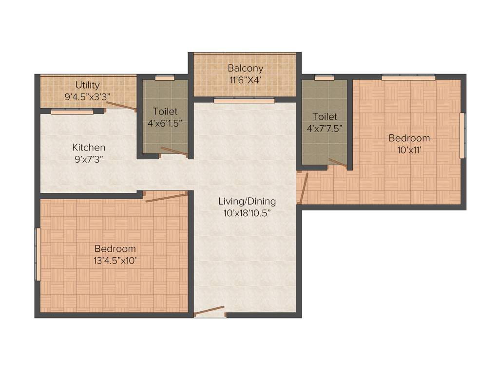Poomalai Naveen (2BHK+2T (917 sq ft) 917 sq ft)