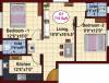 JKB Tulips Park (2BHK+2T (716 sq ft) 716 sq ft)