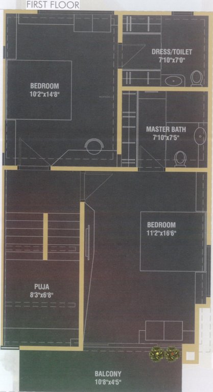 Vinayak Woodscape (4BHK+4T (2,160 sq ft) + Pooja Room 2160 sq ft)