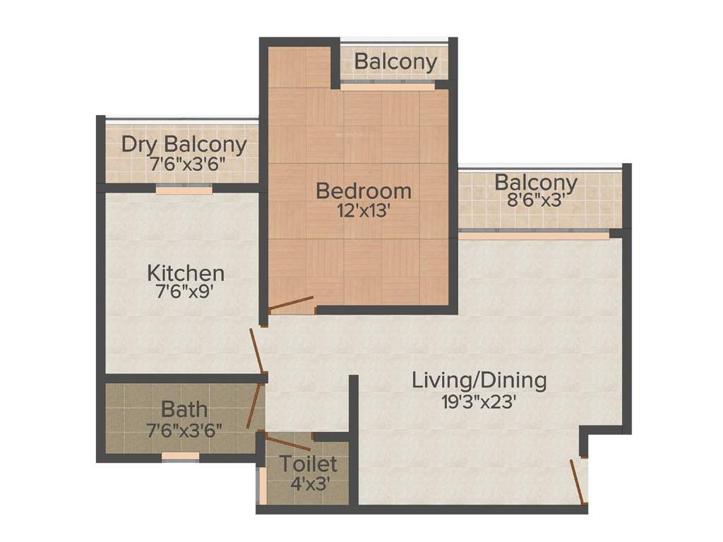 Vinay Classic (1BHK+1T (665 sq ft) 665 sq ft)