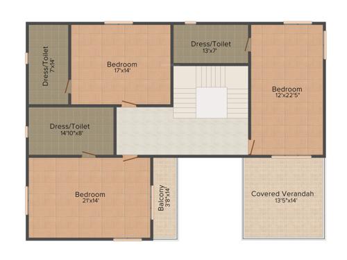 Nilamber Grandeur (4BHK+4T (5,500 sq ft) 5500 sq ft)