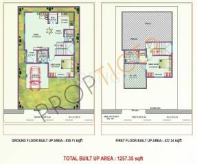 NBR Homes (2BHK+3T (1,257 sq ft) + Pooja Room 1257 sq ft) NBR Homes (2BHK+3T (1,257 sq ft) + Pooja Room 1257 sq ft)