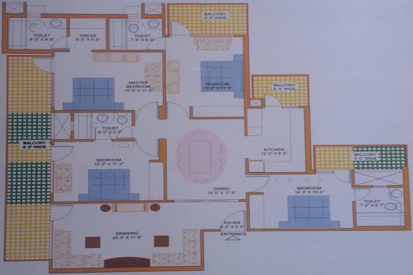 Maxheights Infrastructre Maxheights (4BHK+4T (2,160 sq ft) 2160 sq ft)