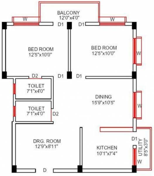  priya-naina-enclave Floor Plan Floor Plan