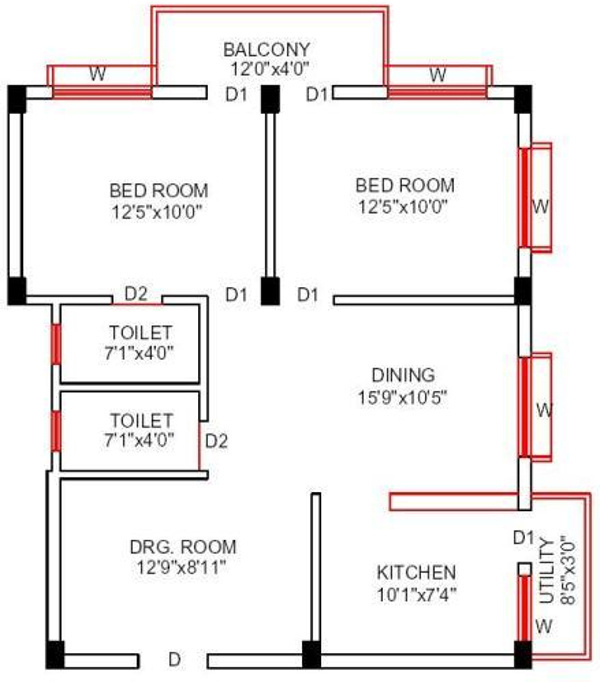 Floor Plan priya naina enclave Floor Plan Floor Plan