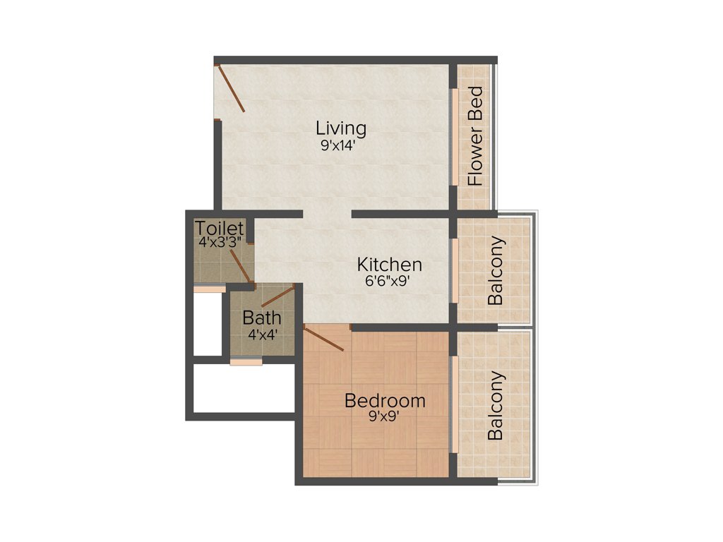 Future Aangan (1BHK+1T (550 sq ft) 550 sq ft)