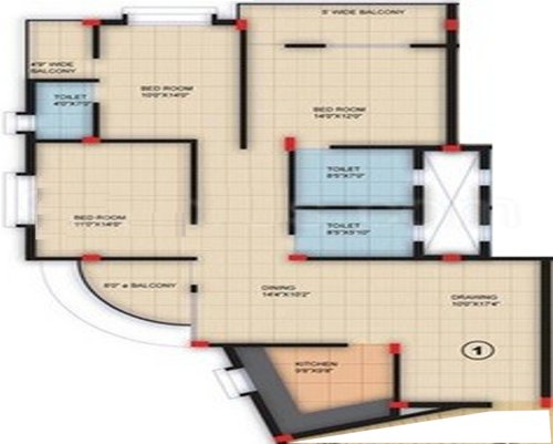 Shree Annpurna Banamali Basera (3BHK+3T (1,595 sq ft) 1595 sq ft)