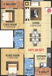MBM Kamalanand Residency (2BHK+2T (1,071 sq ft) 1071 sq ft) MBM Kamalanand Residency (2BHK+2T (1,071 sq ft) 1071 sq ft)