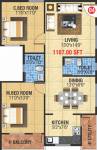 MBM Kamalanand Residency (2BHK+2T (1,107 sq ft) 1107 sq ft) MBM Kamalanand Residency (2BHK+2T (1,107 sq ft) 1107 sq ft)