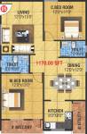 MBM Kamalanand Residency (2BHK+2T (1,170 sq ft) 1170 sq ft) MBM Kamalanand Residency (2BHK+2T (1,170 sq ft) 1170 sq ft)