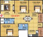 MBM Kamalanand Residency (3BHK+2T (1,422 sq ft) Pooja Room 1422 sq ft) MBM Kamalanand Residency (3BHK+2T (1,422 sq ft) Pooja Room 1422 sq ft)