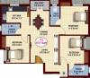 JKB Elite (3BHK+3T (1,143 sq ft) 1143 sq ft)