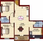 JKB Elite (2BHK+2T (904 sq ft) 904 sq ft)