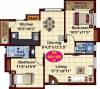 JKB Royal Garden (2BHK+2T (1,139 sq ft) 1139 sq ft)