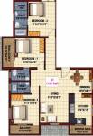 JKB Maples Park (3BHK+3T (1,454 sq ft) 1454 sq ft)