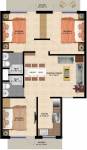 GBP Eco Greens Floors (3BHK+2T (958 sq ft) 958 sq ft) GBP Eco Greens Floors (3BHK+2T (958 sq ft) 958 sq ft)